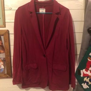 Dark Pink Old Navy Blazer
